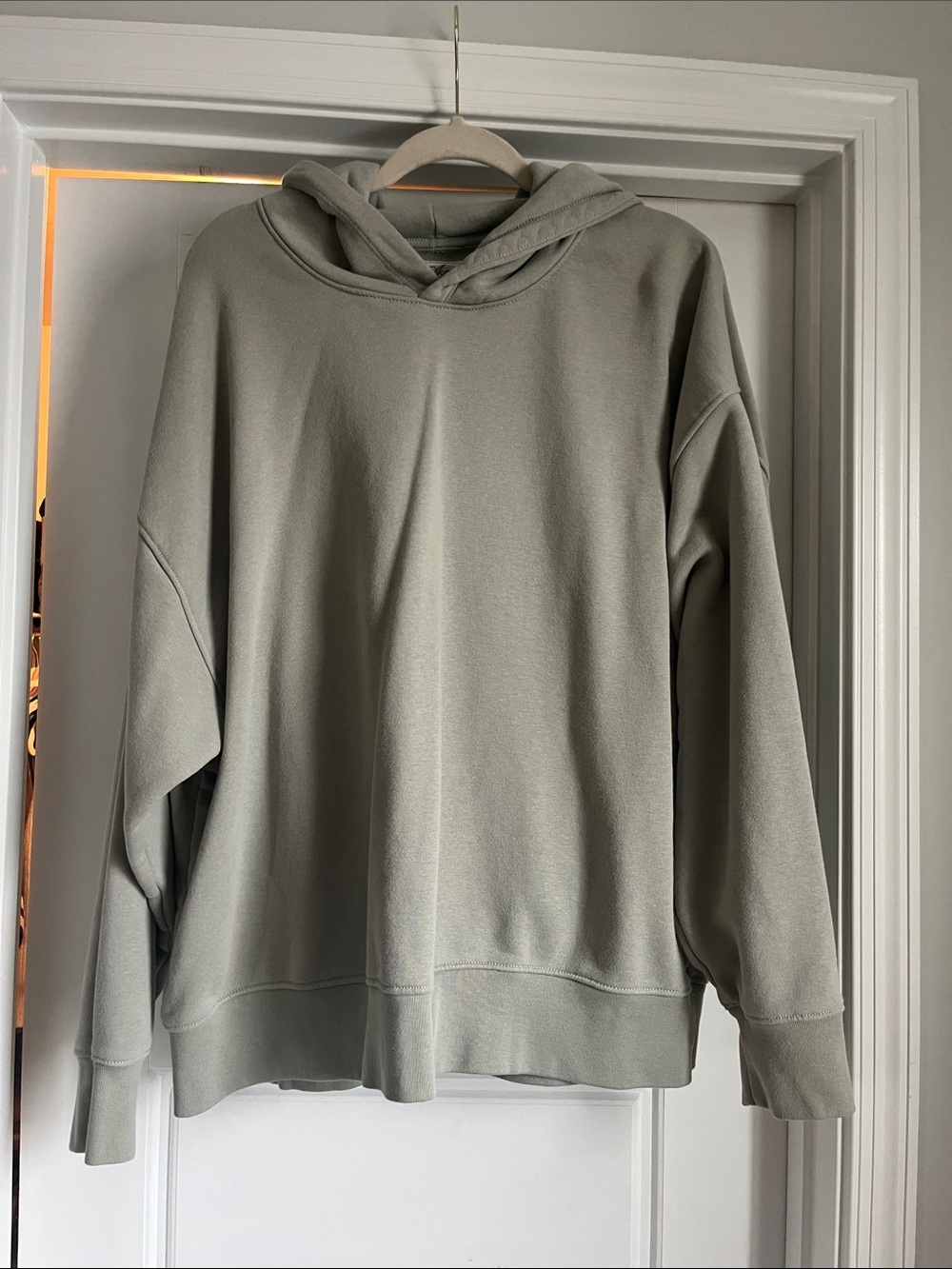 American Eagle Outfitters Sage Green Pullover Hoodie